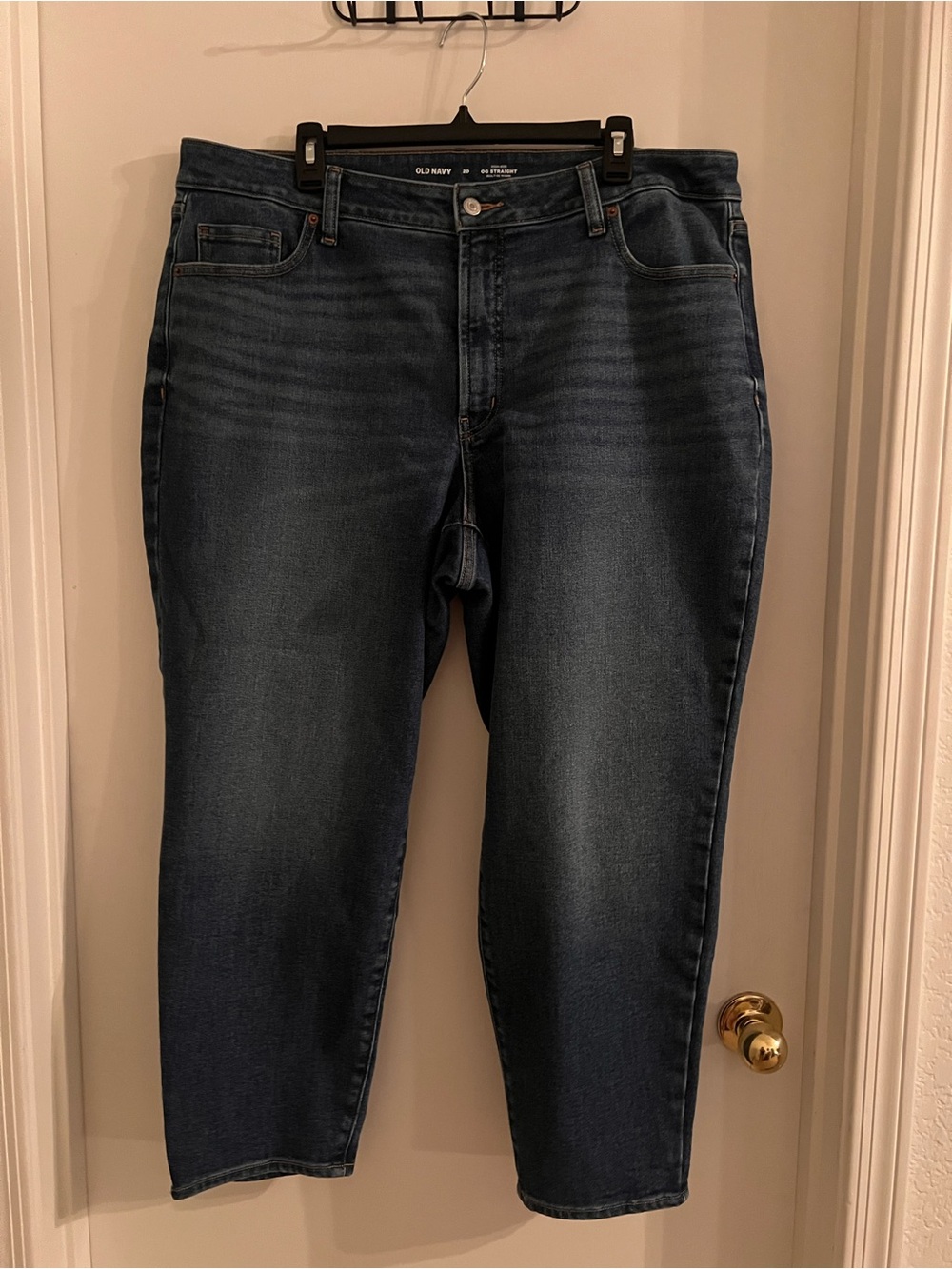 Old Navy High Rise OG Straight Built-In Warm Jeans Women’s Size 20
